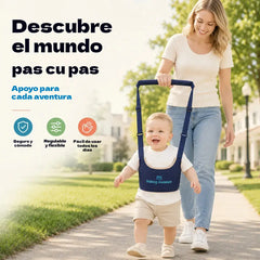 Arnés de paseo para bebés 2 en 1: transpirable, ergonómico y con protección anticaídas 👶🚼