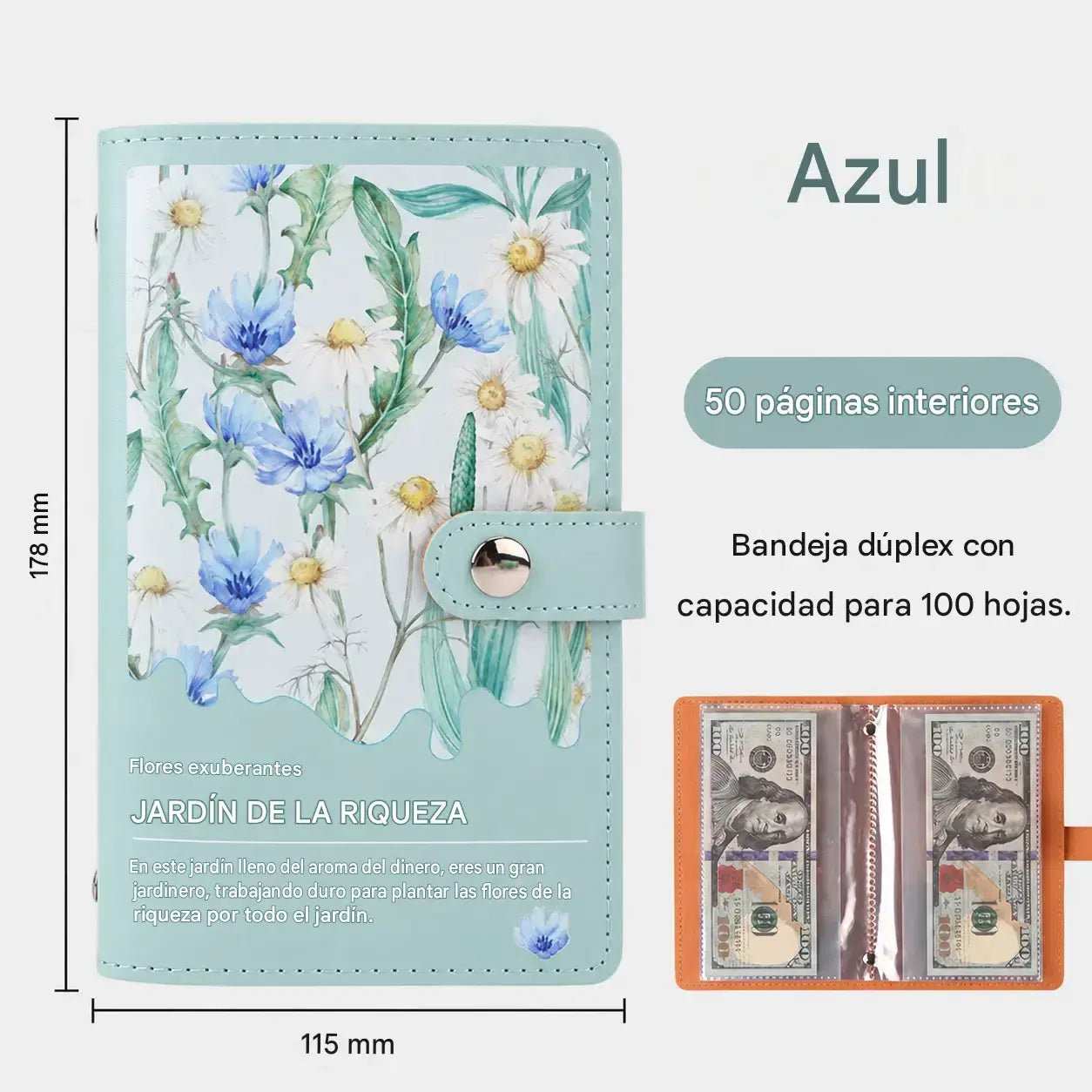 ✨📓🔄Bolsa impermeable para guardar dinero en efectivo😍Práctica y portátil👍Imprescindible para la gestión financiera familiar