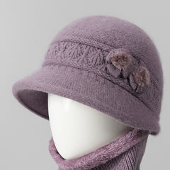 🧶 Compañero cálido en invierno: gorro de lana de punto cálido