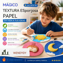 🎄¡Oferta sorpresa especial! 🔮¡Domina la magia del dibujo! 👩‍🎨Papel de dibujo con textura de espuma🎁
