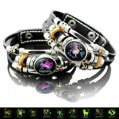 🌙 Lleva tu signo contigo: pulsera zodiacal que brilla de noche ✨