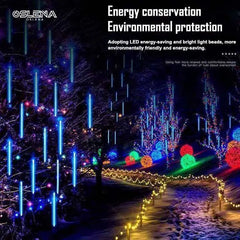 🌠 Luz Solar LED Lluvia de Meteoritos: ¡Crea un Jardín Mágico por la Noche!