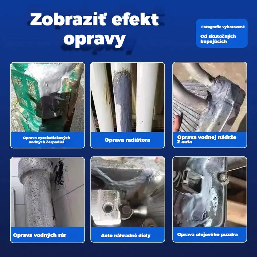 【Sada 3 kusov】🔥50% zľava na obmedzený čas! 🛠️Vysokopevnostné lepidlo na opravu kovov AB