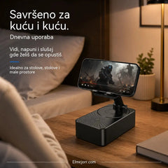 🔥 3 u 1: Bluetooth zvučnik + Punjač + 360° stalak za mobitel 📱🔊⚡