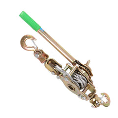 🧰 Cabrestante Extractor de Cable de Acero de 2 Toneladas con 2 Ganchos – ¡Mueve Cargas Pesadas con Menos Esfuerzo!