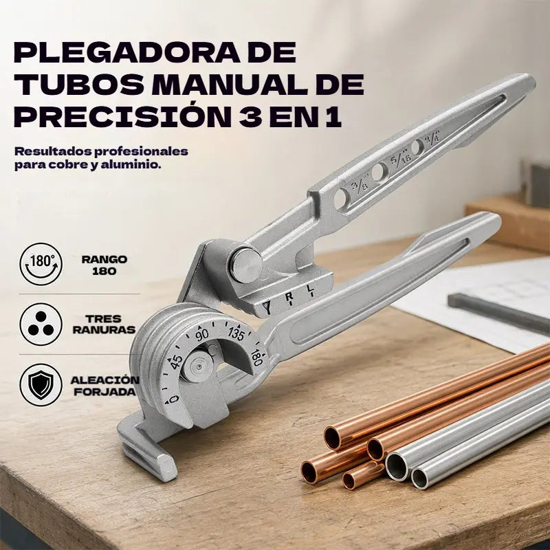 🔥50% de descuento🔥🔧Doblador de tubos de 3 pulgadas y 180°