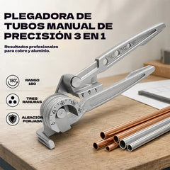 🔥50% de descuento🔥🔧Doblador de tubos de 3 pulgadas y 180°