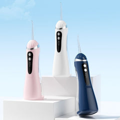 ✨🦷 Irrigador bucal portátil | Elimina la placa y los restos de comida que el cepillo de dientes no puede alcanzar, limpiando profundamente las encías💞