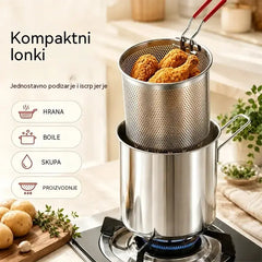 ZADNJI DAN! -50% | Višenamjenska friteza 304 | Jednostavno, brzo i bezbrižno kuhanje