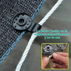 50 piezas🌿 Clips para Malla de Sombra｜Fijación Rápida y Segura para Invernaderos, Jardines y Cultivos