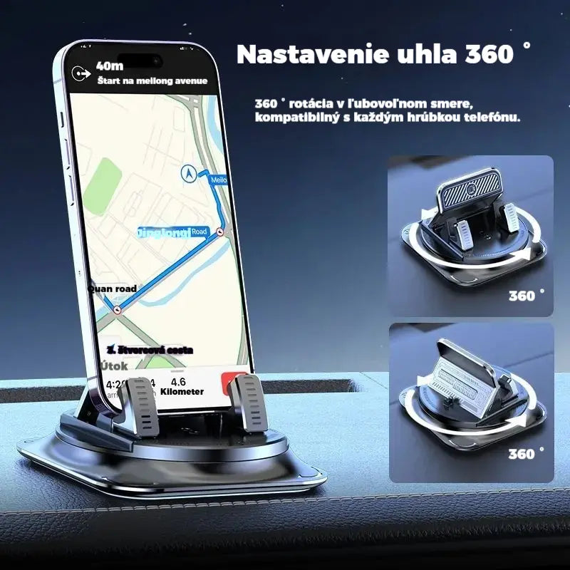 🔥【50% ZĽAVA】🚗 Bezpečný a inteligentný: Dokonalý držiak na telefón do auta 2 v 1! 🚗
