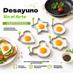 🔥50% de descuento🔥🍳Sartén para huevos de acero inoxidable【Paquete de 10 piezas】