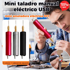🏆Mini taladro manual eléctrico USB, mini amoladora eléctrica DIY