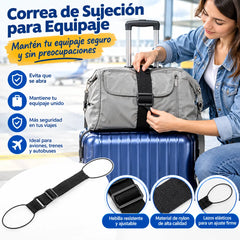 ⏳Oferta por tiempo limitado⏰Correa para equipaje manos libres: elástica, segura y ligera, un accesorio esencial para viajar 🛫