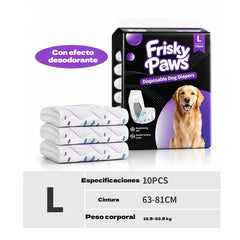 🐶💧 Pañales desechables para mascotas: súper absorbentes, transpirables y cómodos, mantienen a tu perro o gato seco y feliz 🐱✨