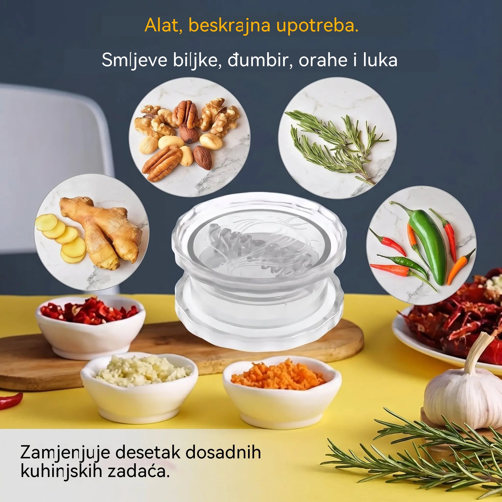 🧄🔄【3 artikla za 21 euro】 Ručna preša za češnjak. Iskoristite popust od 49%!