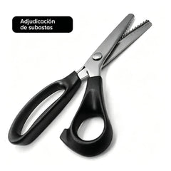 🔥2 piezas ✂️ Tijeras dentadas profesionales – Tijeras de tela afiladas y dentadas