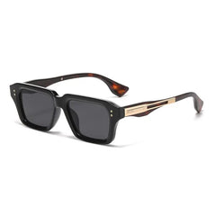 😎 Gafas de Estilo Lujo｜Montura Cuadrada Metálica Minimalista, Filtro de Luz Azul, Elegantes para Cualquier Ocasión