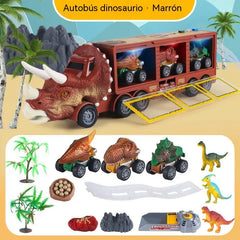 🦖🚛 ¡El Camión de Dinosaurios que Guarda, Lanza y Divierte! 🎵✨