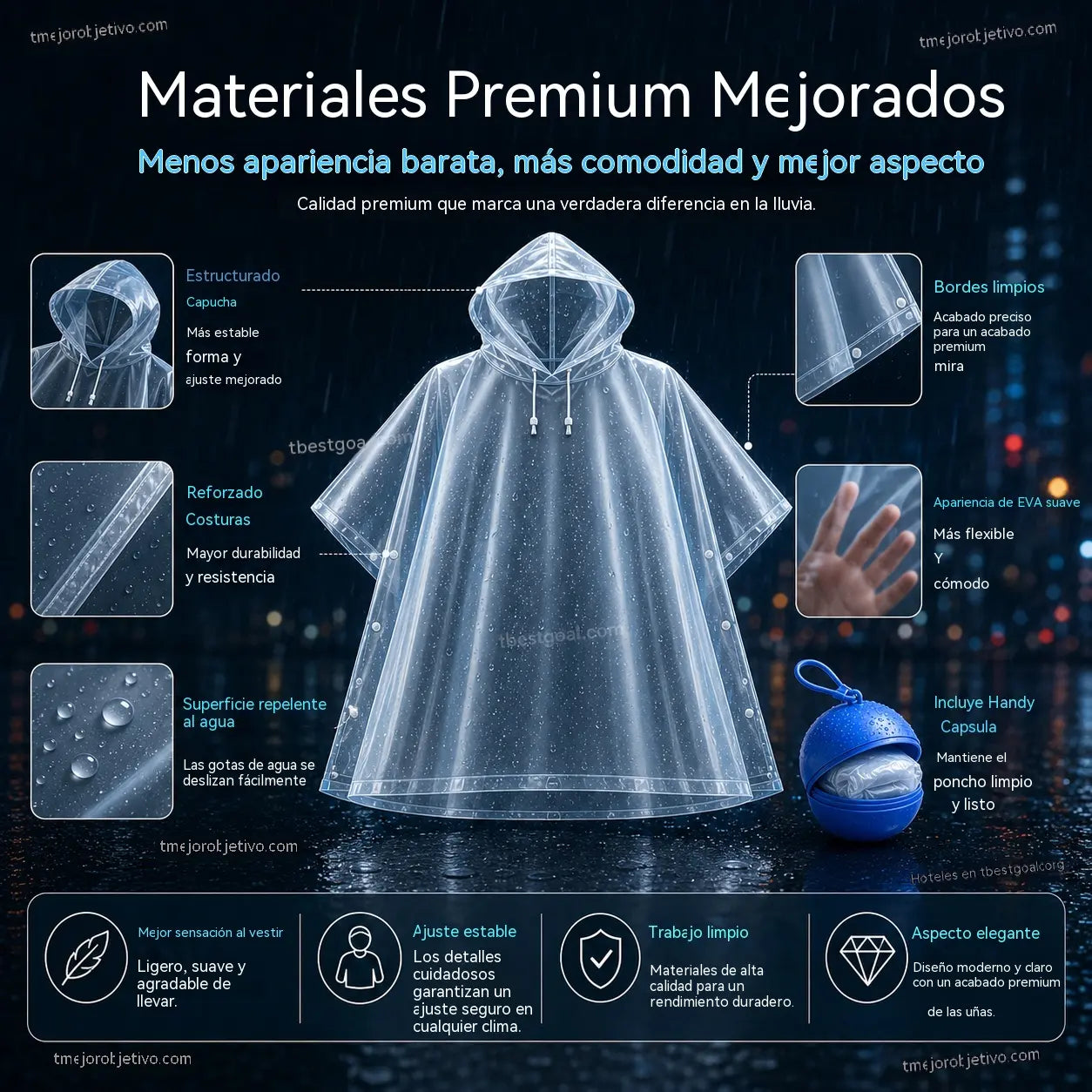 🌧️ Chubasquero Mini de Emergencia｜¡Llévalo Siempre Contigo! ☔2 bolas de lluvia+ 10 impermeables de repuesto✨