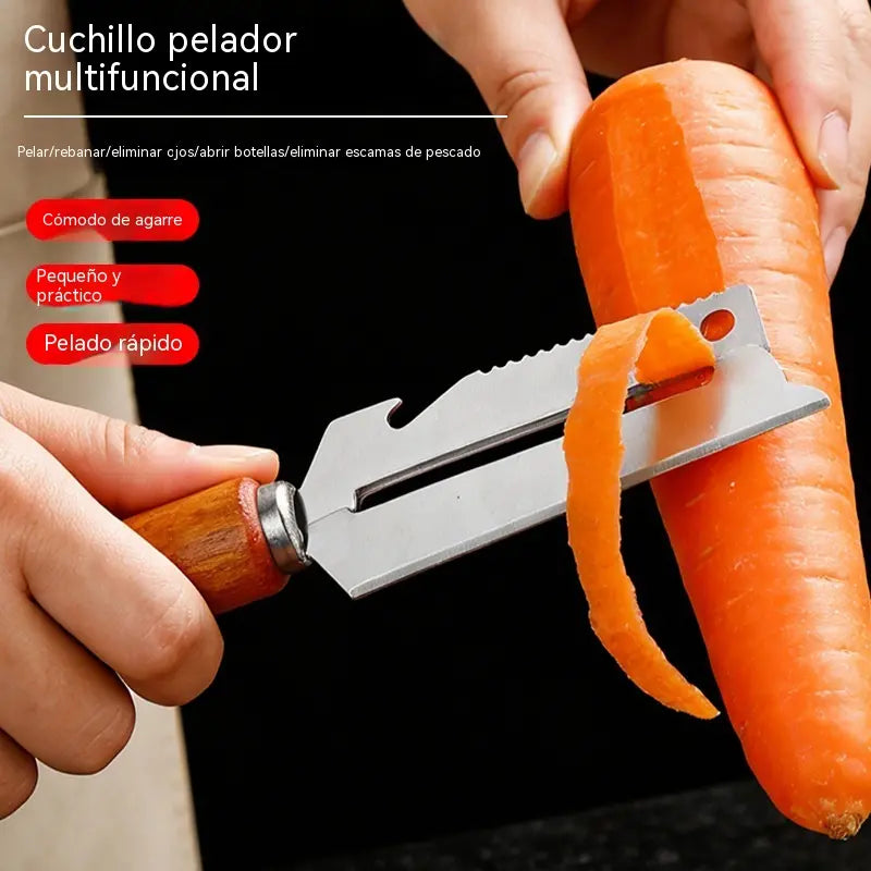 🥳50% de descuento🔥【2 artículos por 22 euros】Pelador multifuncional de acero inoxidable