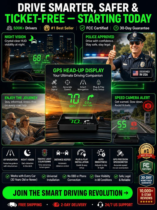 【Swiss Military GPS Navigation “evading punishment”】New GPS speed and tachometer with HUD display