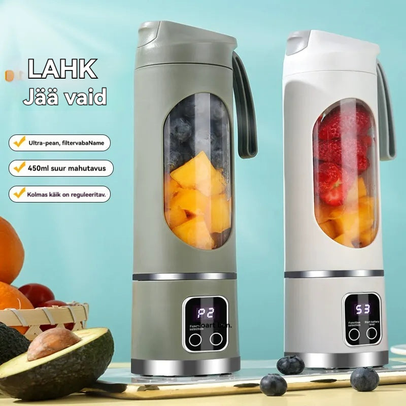 ✨🍹 Juhtmeta kaasaskantav blender 🔥 Juhtmeta kaasaskantav disain