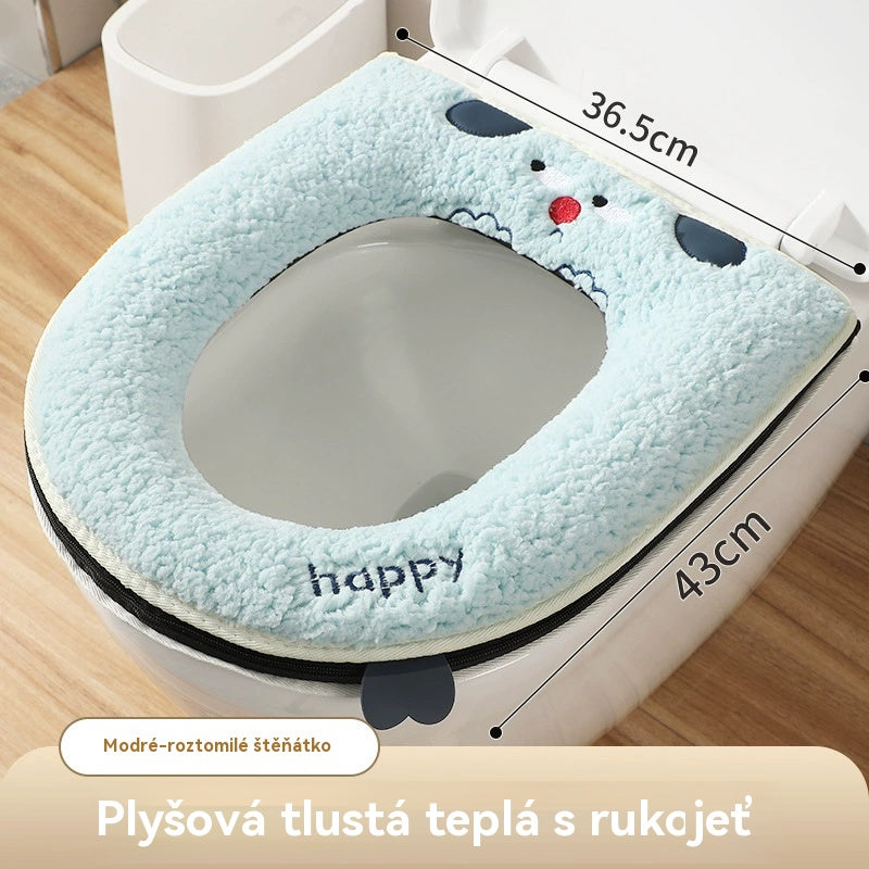 🔥🚽🔥50%OFF🔥🎁Fundas de asiento de inodoro cálidas para el invierno con forro polar
