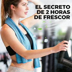 🎁 Compra 1 y llévate 1 gratis: 2 unidades por 26€ 🧊 Toalla refrescante instantánea con estuche de silicona de regalo – frío al instante, reutilizable y lista para cualquier aventura ✨