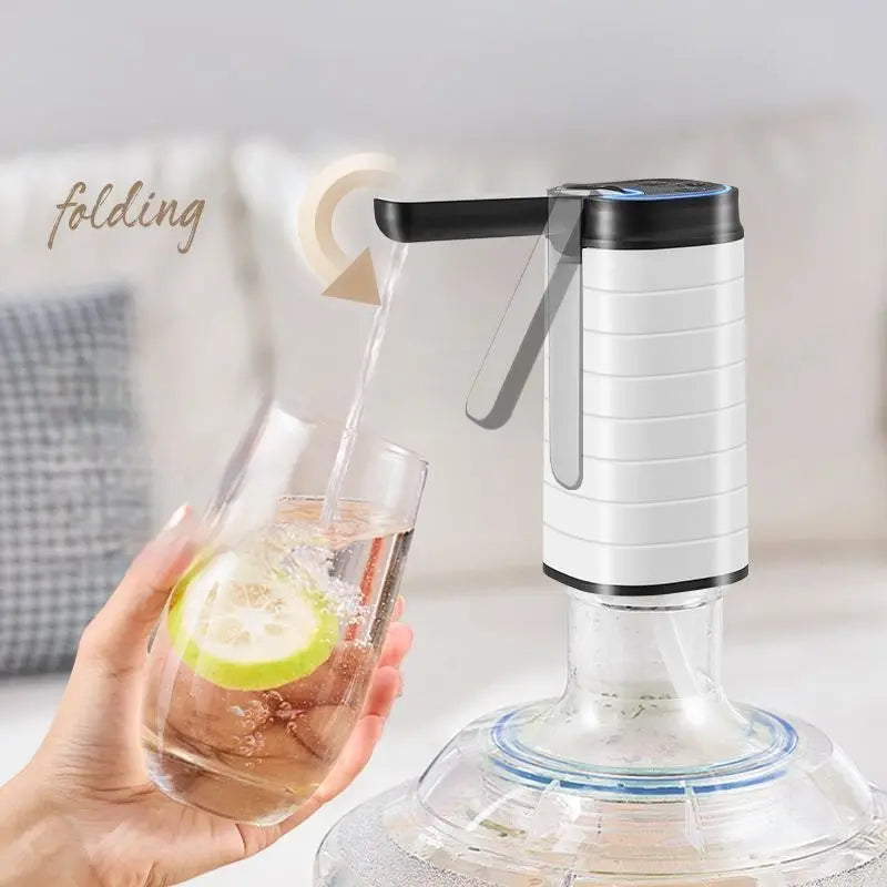 🥳50% de descuento🔥🚰Dispensador de agua plegable con bomba purificadora
