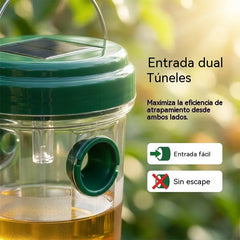 2 piezas 26 €☀️ Trampa Solar LED para Moscas y Mosquitos – Atrapa Insectos sin Químicos para Jardín y Balcón 🪰