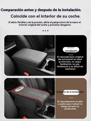 🚗👜Caja de almacenamiento multifuncional para coche 3 en 1 de piel.