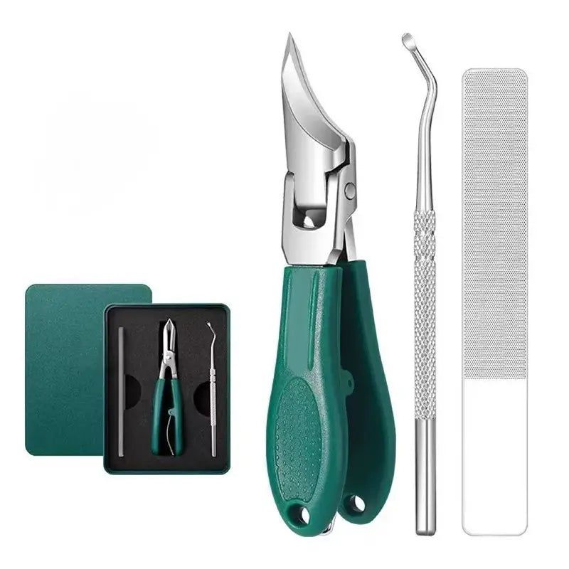 ✂️🦶 ¡Cuida tus uñas con precisión! Set de 3 Herramientas para Manicura y Pedicura ✨