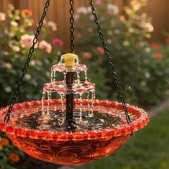 💧☀️ Fuente Solar para Jardín | Convierte tu Estanque en un Rincón de Ensueño 🐦