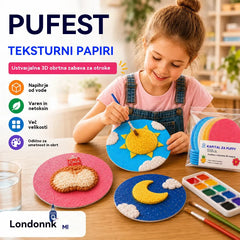 🎄Posebna presenetljiva ponudba! 🔮Obvladajte čarovnijo risanja! 👩‍🎨Risalni papir s penasto teksturo🎁