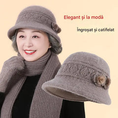 🧶 Compañero cálido en invierno: gorro de lana de punto cálido