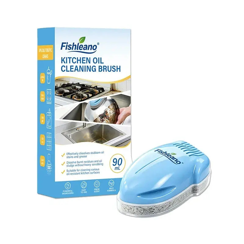 🔥50% de descuento🔥🧼Cepillo de cocina para limpiar la grasa con dispensador de jabón incorporado.