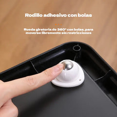 🥳¡Oferta especial 2026! 🥳💞¡Más de 50.000 unidades vendidas! 🏠🧺 Ruedas autoadhesivas: rotación de 360°, diseño con rodamientos de bolas de acero inoxidable. Mueve fácilmente muebles, macetas y armarios. 👵