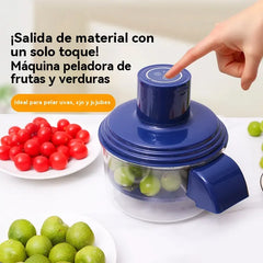 🍇 Pelador Automático de Frutas y Ajos | ¡Listo en 15 Segundos!