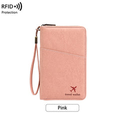 ✈️ Portapasaportes RFID de Viaje | Organizador Elegante para 4 Pasaportes y Documentos, Seguro y Práctico