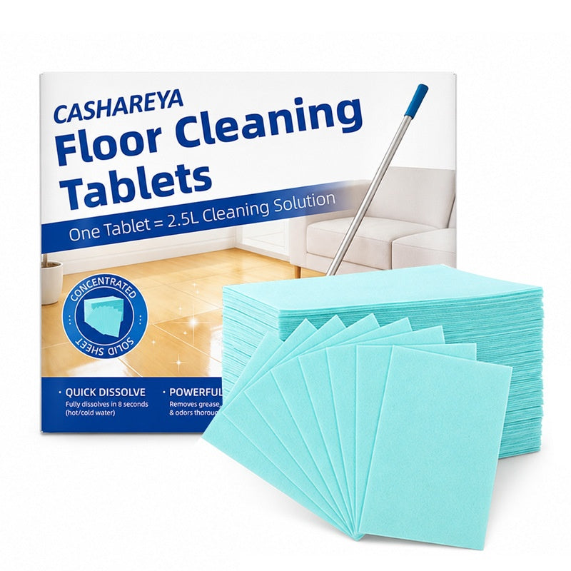 💦🏡【3 paquetes, 90 pastillas en total】Toallitas limpiadoras de suelos solubles en agua