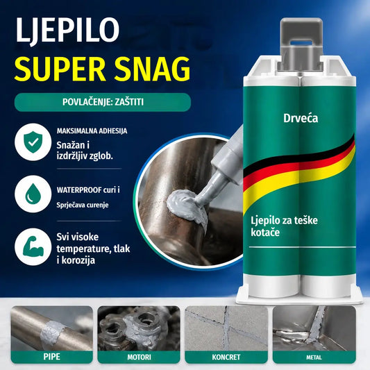 【Set od 3 dijela】🔥50% popusta na ograničeno vrijeme! 🛠️Visokojako AB ljepilo za popravak metala