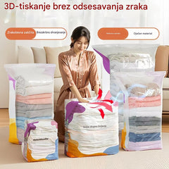 【5-delni komplet】 Velika, stisljiva vakuumska vrečka za shranjevanje: črpalka ni potrebna, neprepustna in idealna za prihranek prostora v kovčkih in doma