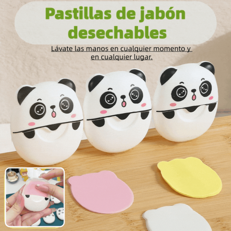✨【Paquete de 3 (150 piezas)】🎁🎉¡Jabones sólidos portátiles, indispensables para acampar al aire libre y viajar!