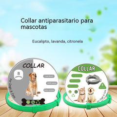 🐱🐶Collar antipulgas y garrapatas ajustable para perros y gatos🚫