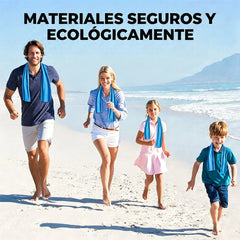 🎁 Compra 1 y llévate 1 gratis: 2 unidades por 26€ 🧊 Toalla refrescante instantánea con estuche de silicona de regalo – frío al instante, reutilizable y lista para cualquier aventura ✨