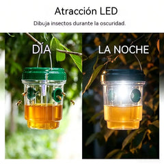 2 piezas 26 €☀️ Trampa Solar LED para Moscas y Mosquitos – Atrapa Insectos sin Químicos para Jardín y Balcón 🪰
