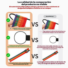 🔥【Paquete de 5 piezas】🧳Correas elásticas para equipaje: Sujeta tu bolso de forma segura a tu maleta ✈️