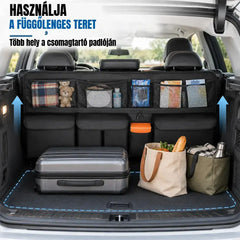 🚗 Függeszthető csomagtartó-rendszerező – Szabadítson fel helyet a csomagtartó alján, és tartson mindent rendezetten! ✨📦