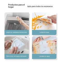 🧼🌿Paños de cocina reutilizables que se pueden usar tanto en seco como en húmedo: ideales para el uso diario, ahorrando dinero y siendo respetuosos con el medio ambiente.